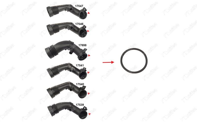 NIFEA 17542 Turbo Borusu Contasi Berlingo - C-Elysee - C3 - C4 - C5 - Ds3 - Ds4 - Ds5 - Jumpy - Doblo - Astra L - Combo - Corsa F - Mokka - Vivaro C - Zafira - P2008 - P206+ - P207 - P208 - P3008 - P301 - P308 - P4008 - P5008 - P508 - Expert - Partner - Rifter